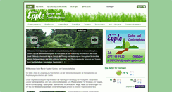 Desktop Screenshot of epple-garten.de